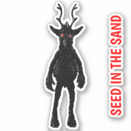 Saatgut im Sand Aufkleber