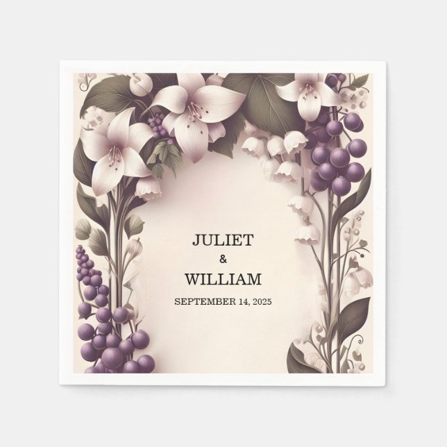 Saatgut Landwirtschaftliches Holz Obst Weinberg We Serviette (Vorderseite)