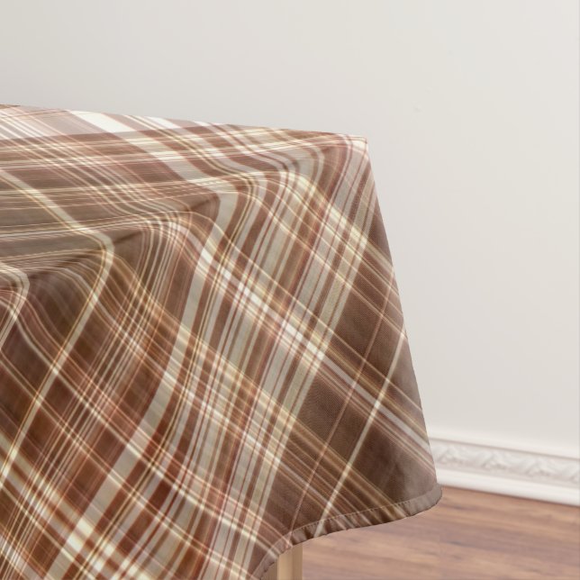 Saatgut und Nüsse Kariert Tischdecke (Beispiel)