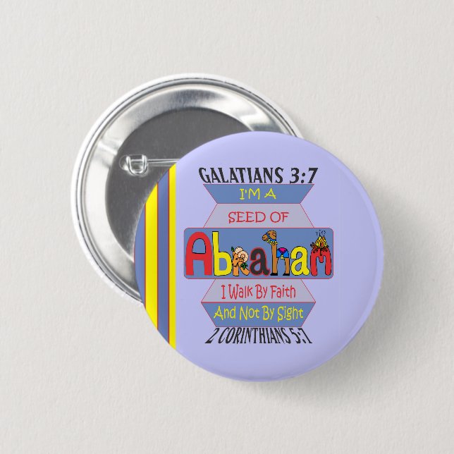 Saatgut von Abraham I Eng I Rnd I 2,25 Button (Vorne & Hinten)