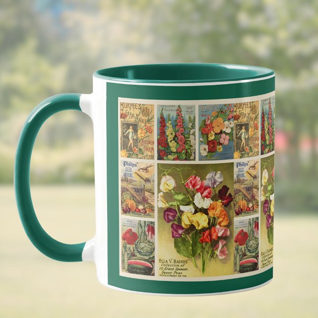 Saatgutpackung Vintage Blume und Landwirtschaft Tasse (Von Creator hochgeladen)