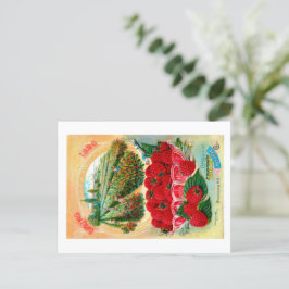 Saatgutpackungen. Postkarte