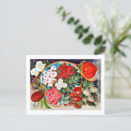 Saatgutpackungen. Postkarte