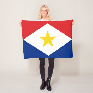 Saba Flag Fleecedecke