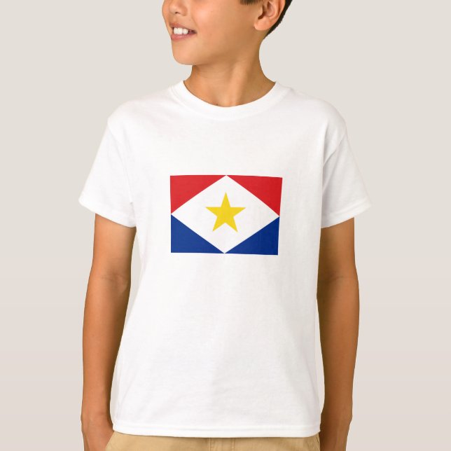 Saba Flag T-Shirt (Vorderseite)