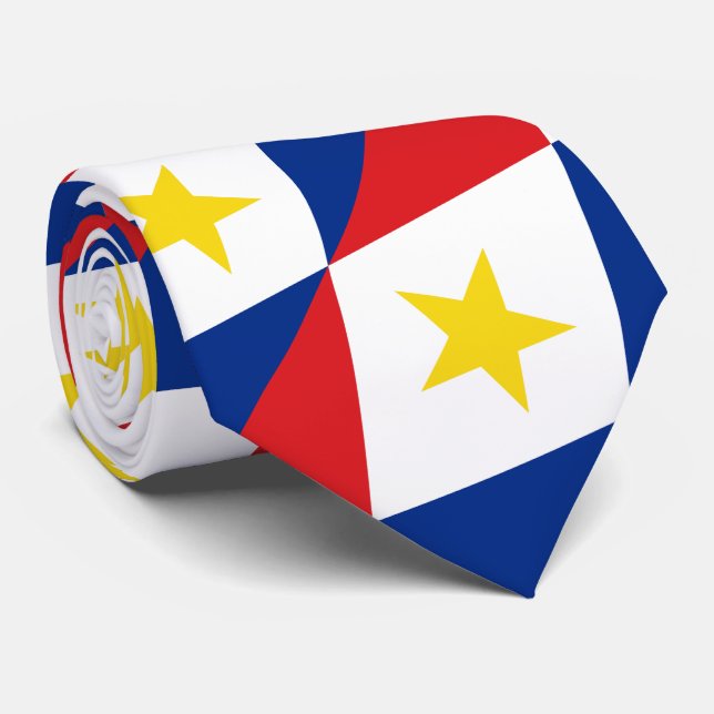 Saba-Flagge Krawatte (Gerollt)