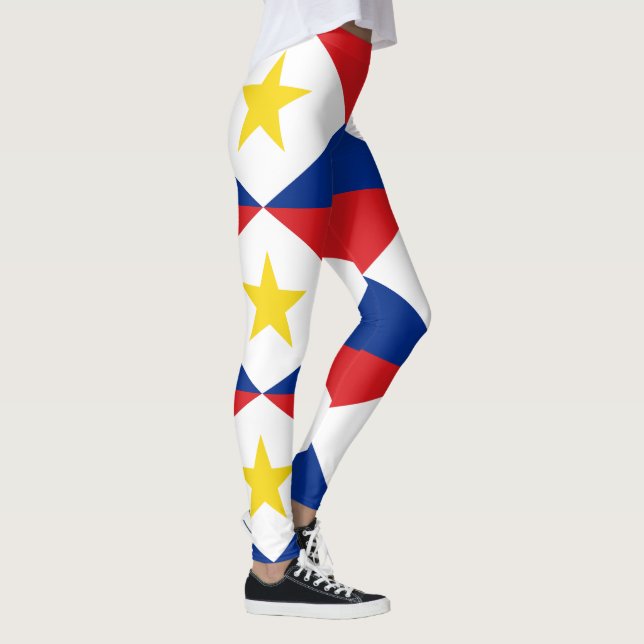 Saba-Flagge Leggings (Rechts)