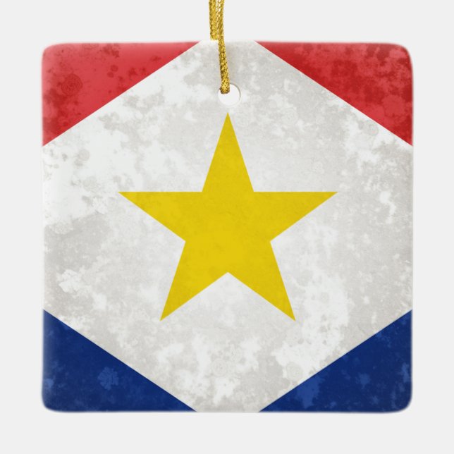 Saba Keramikornament (Vorderseite)