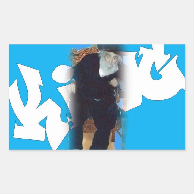 Saba King Sticker Rectangle (Vorderseite)