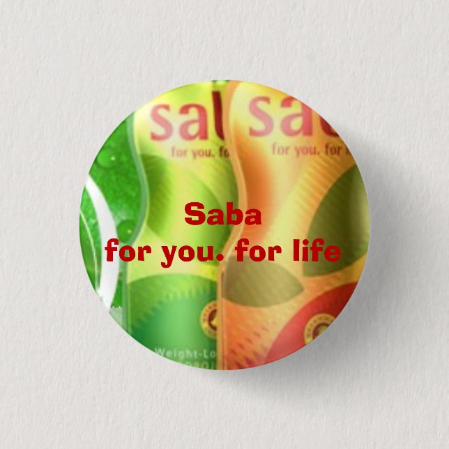 saba Miniknopf Button (Vorderseite)
