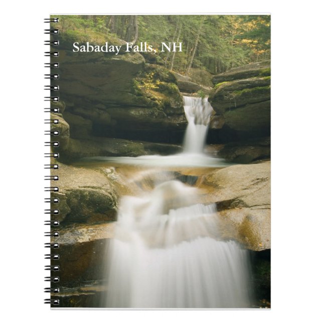 Sabaday Falls, NH Spiral Notebook Notizblock (Vorderseite)