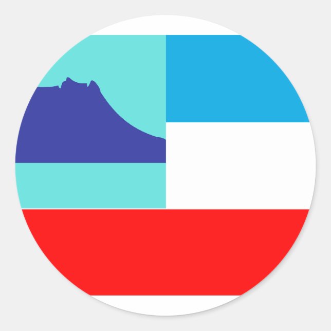 Sabah, Malaysia Runder Aufkleber (Vorderseite)