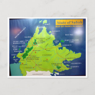 Sabah Parks Postkarte