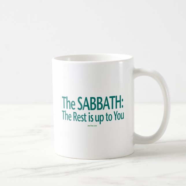 Sabbat ist die Erholung bis zu Ihnen Tasse (Rechts)