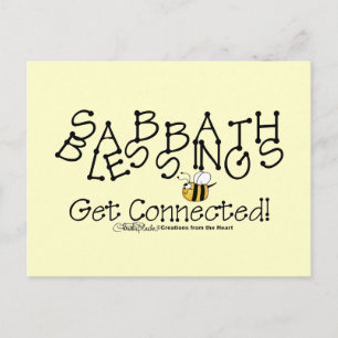 Sabbat Sessings verbinden Postkarte