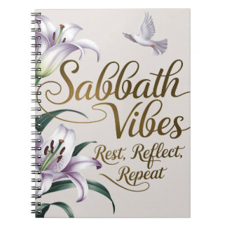 Sabbath Vibes Notebook Notizblock