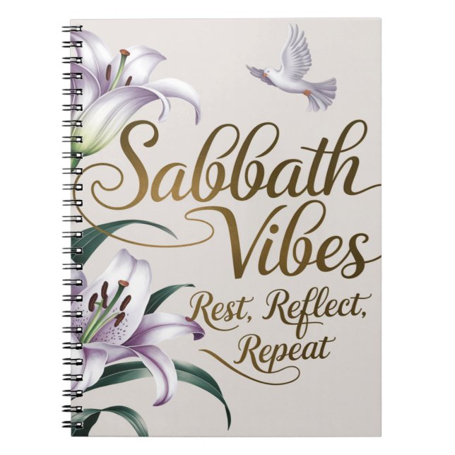 Sabbath Vibes Notebook Notizblock (Vorderseite)