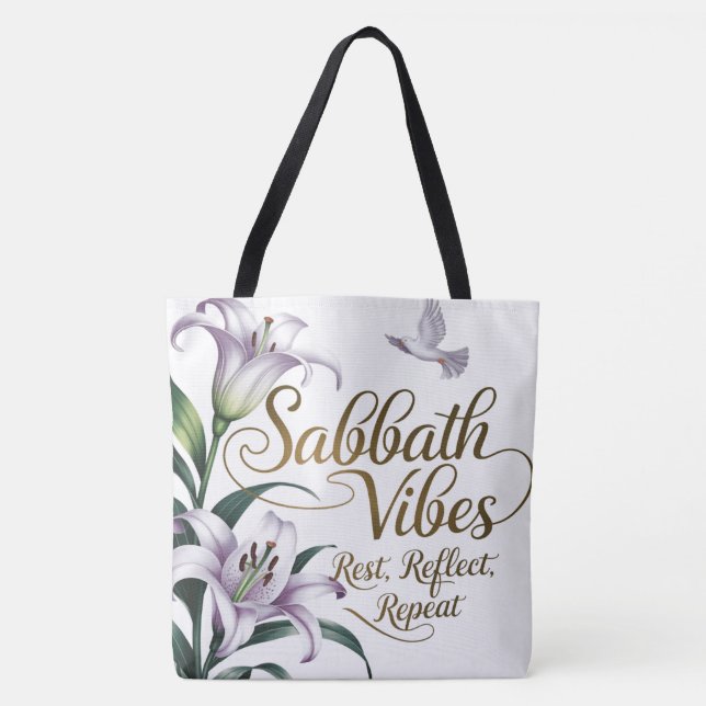Sabbath Vibes Tote Bag (Vorderseite)