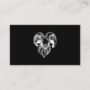 Sabbatic Baphomet Goat Evil Satanic Begleitkarte