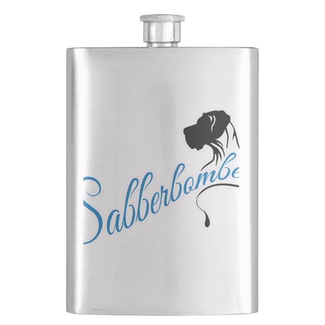 Sabberbomber Flachmann (Vorderseite)