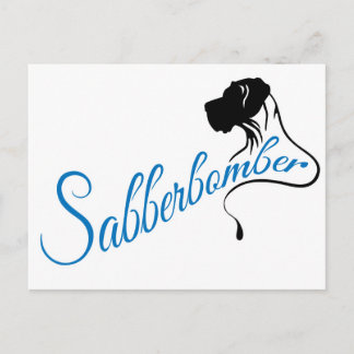 Sabberbomber Postkarte
