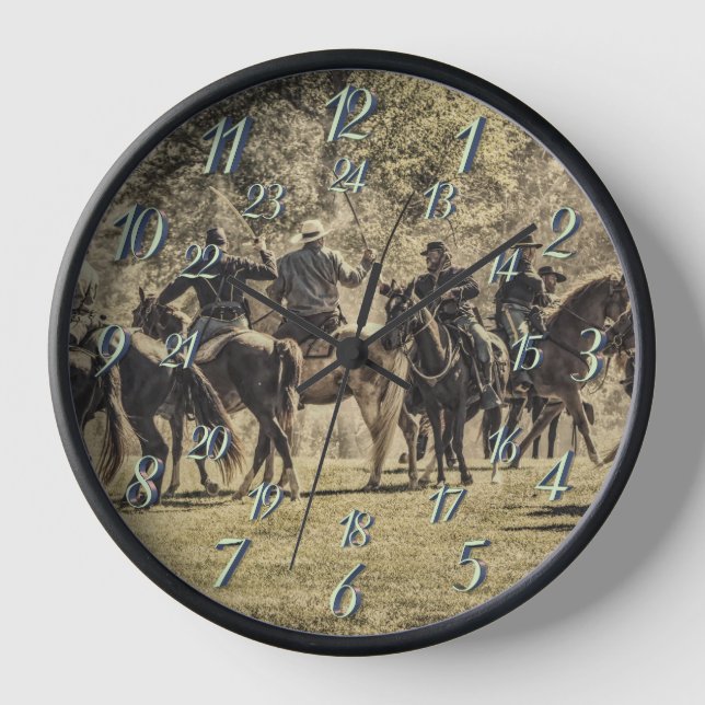 Säbelkampf Uhr (Vorderseite)