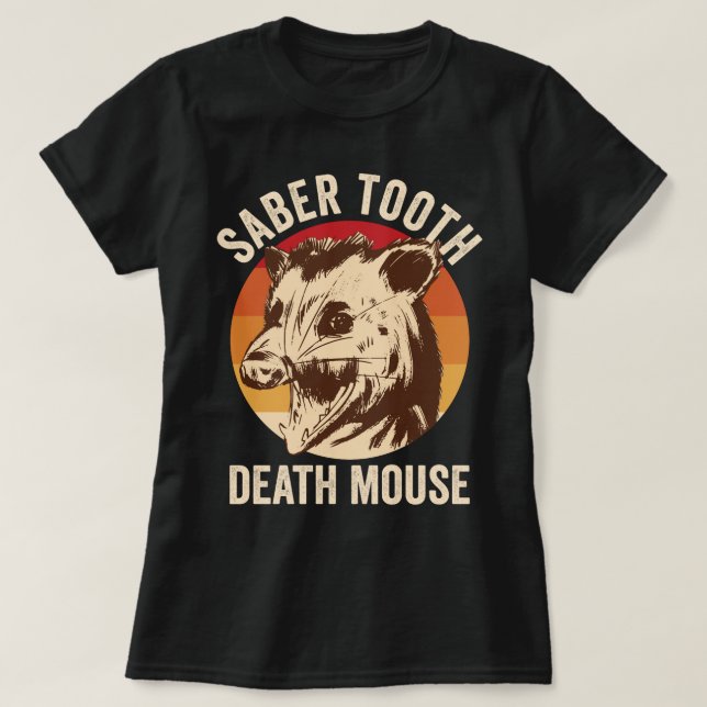 Säbeltooth Toath Mouse T-Shirt (Design vorne)