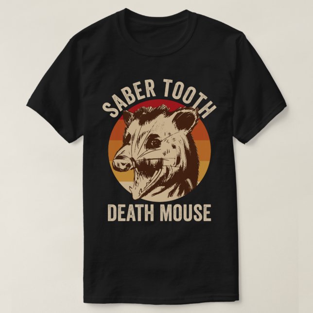 Säbeltooth Toath Mouse T-Shirt (Design vorne)