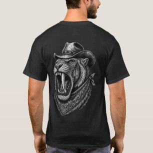 Säbelzahn-Tiger – Western Wildkatze T-Shirt