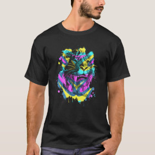 Säbelzahn-Tigerkatze ausgestorbenes prähistorische T-Shirt