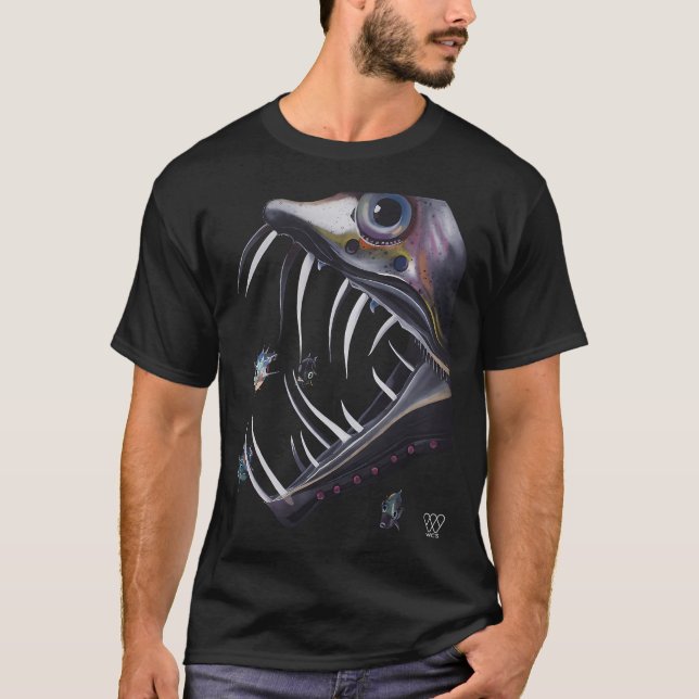 Säbelzahn-Vipernfisch T-Shirt (Vorderseite)