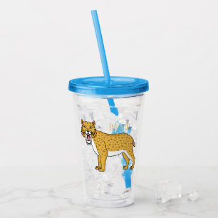 Säbelzahntiger Acryltrinkbecher
