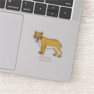 Säbelzahntiger Aufkleber