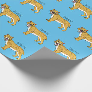 Säbelzahntiger Geschenkpapier