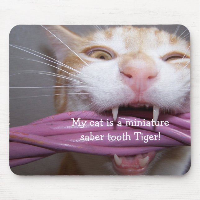 Säbelzahntiger Mousepad (Vorne)