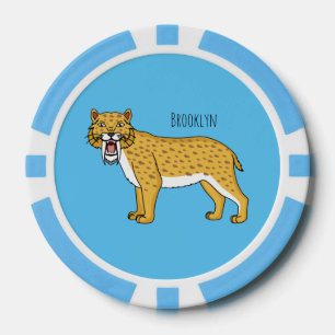 Säbelzahntiger Pokerchips
