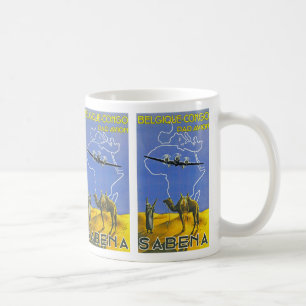Sabena ~ Belgisch Kongo Kaffeetasse