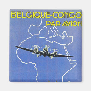 Sabena ~ Belgisch Kongo Magnet
