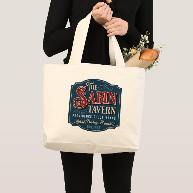 Sabin Tavern - Jumbo Tasche! Stoffbeutel (Vorderseite (Produkt))