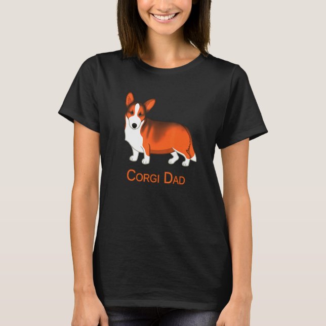 Sable Cardigan Welsh Corgi Corgi T-Shirt (Vorderseite)
