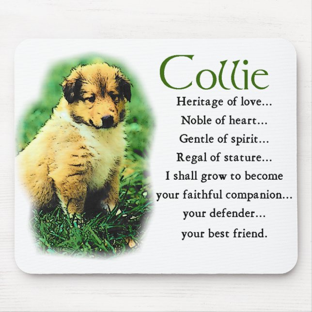 Sable Collie Geschenke Mousepad (Vorne)