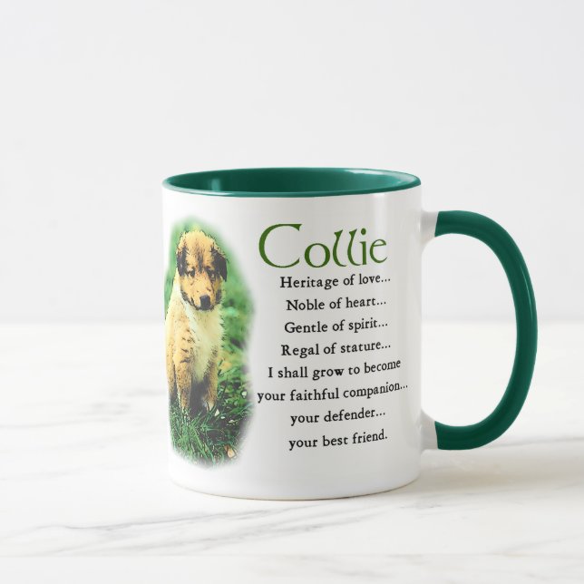 Sable Collie Geschenke Tasse (Rechts)