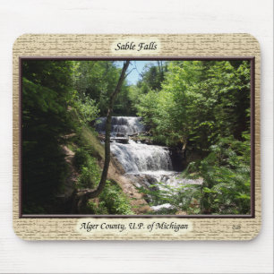 Sable Falls gerahmt Mousepad