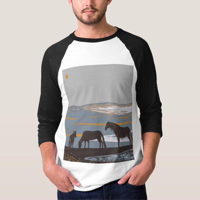 Sable Island Horse T-Shirt (Vorderseite)