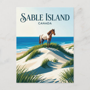 Sable Island Nationalparkreservat Kanada Postkarte