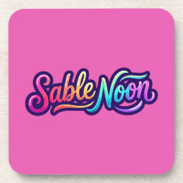 Sable Noon - Basislogo Getränkeuntersetzer
