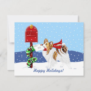 Sable Papillon Christmas Mail Einladung