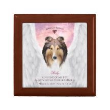 Sable Rough Collie Angel Portrait - Pet Keepake