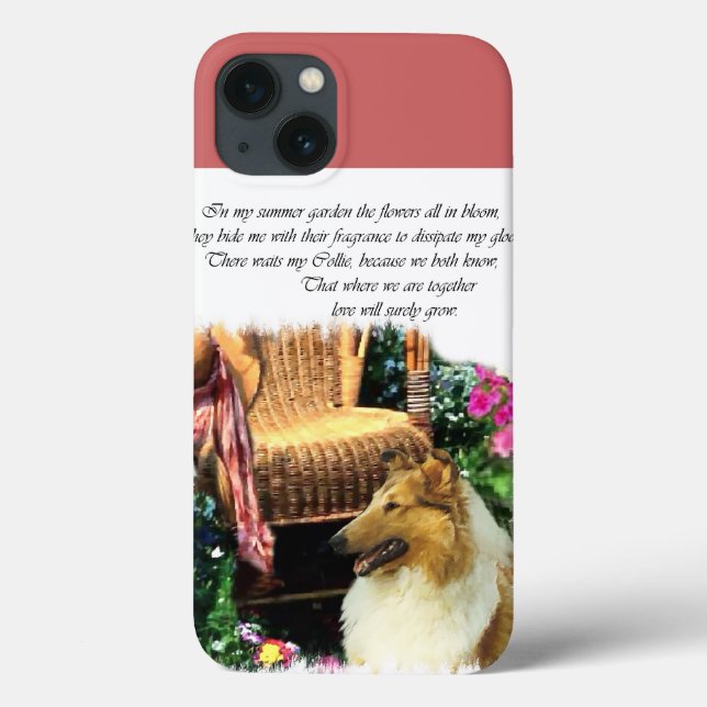 Sable Rough Collie Art Geschenke Case-Mate iPhone Hülle (Rückseite)