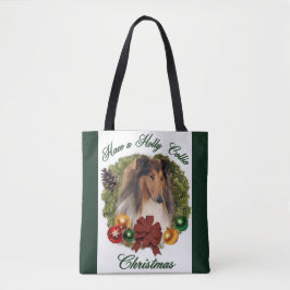 Sable Rough Collie Christmas